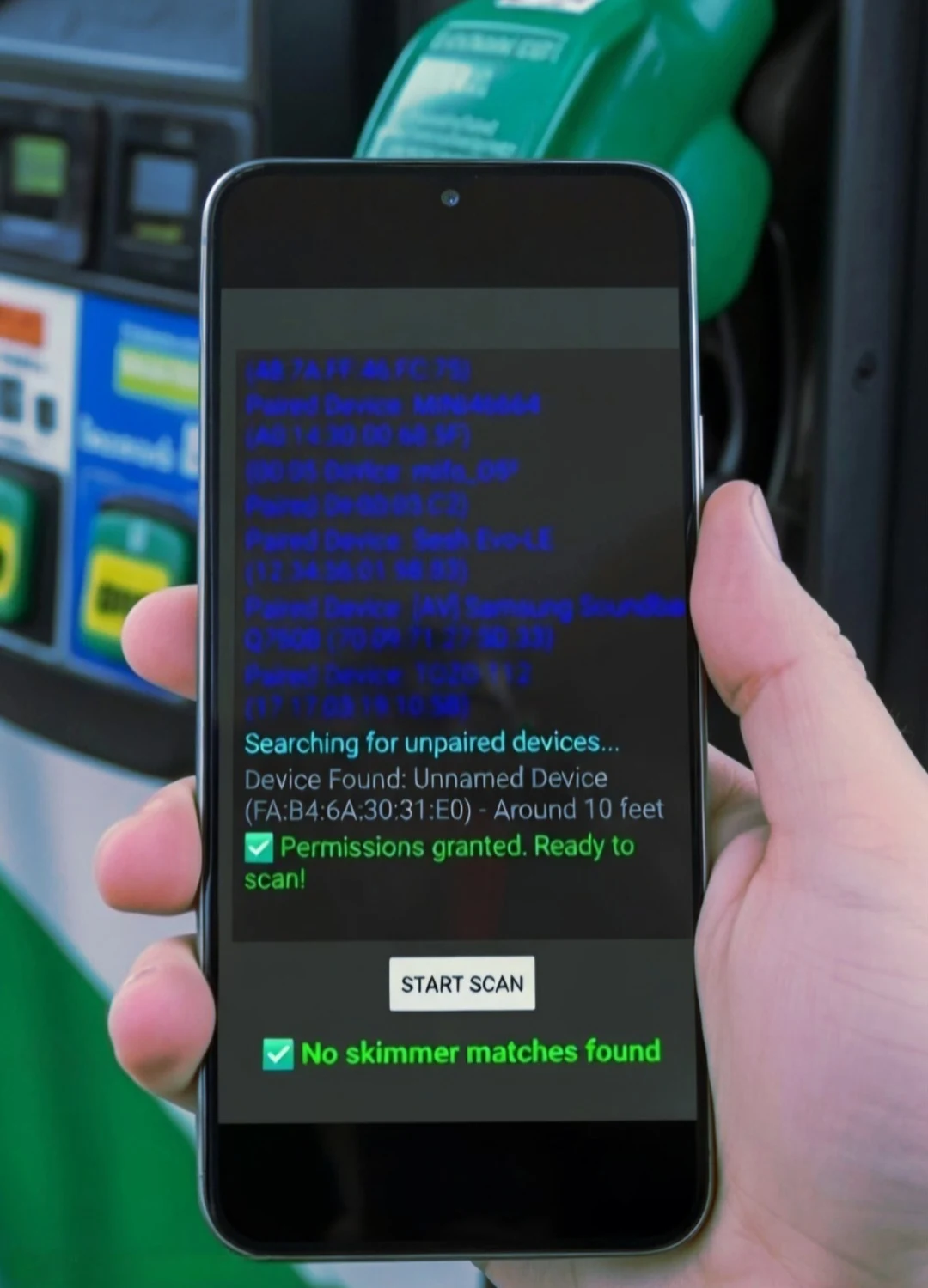 Skimmer Scan screenshot